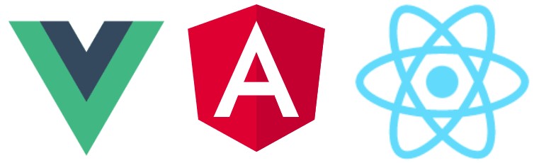 React, Vue, Angular